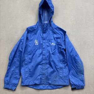 Grunden Full Zip Jacket Mens Small Blue Long Sleeve Weather Watch Waterproof